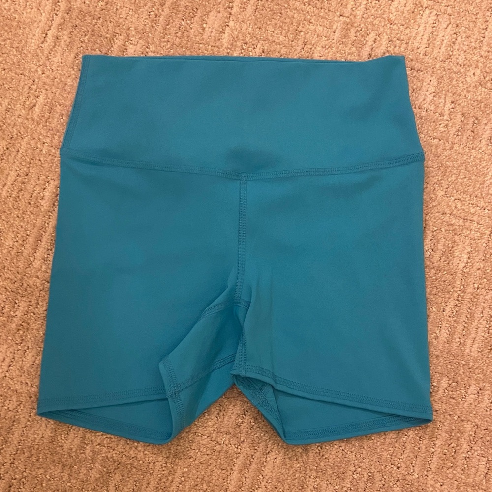 Five Dancewear Teal 3” Shorts